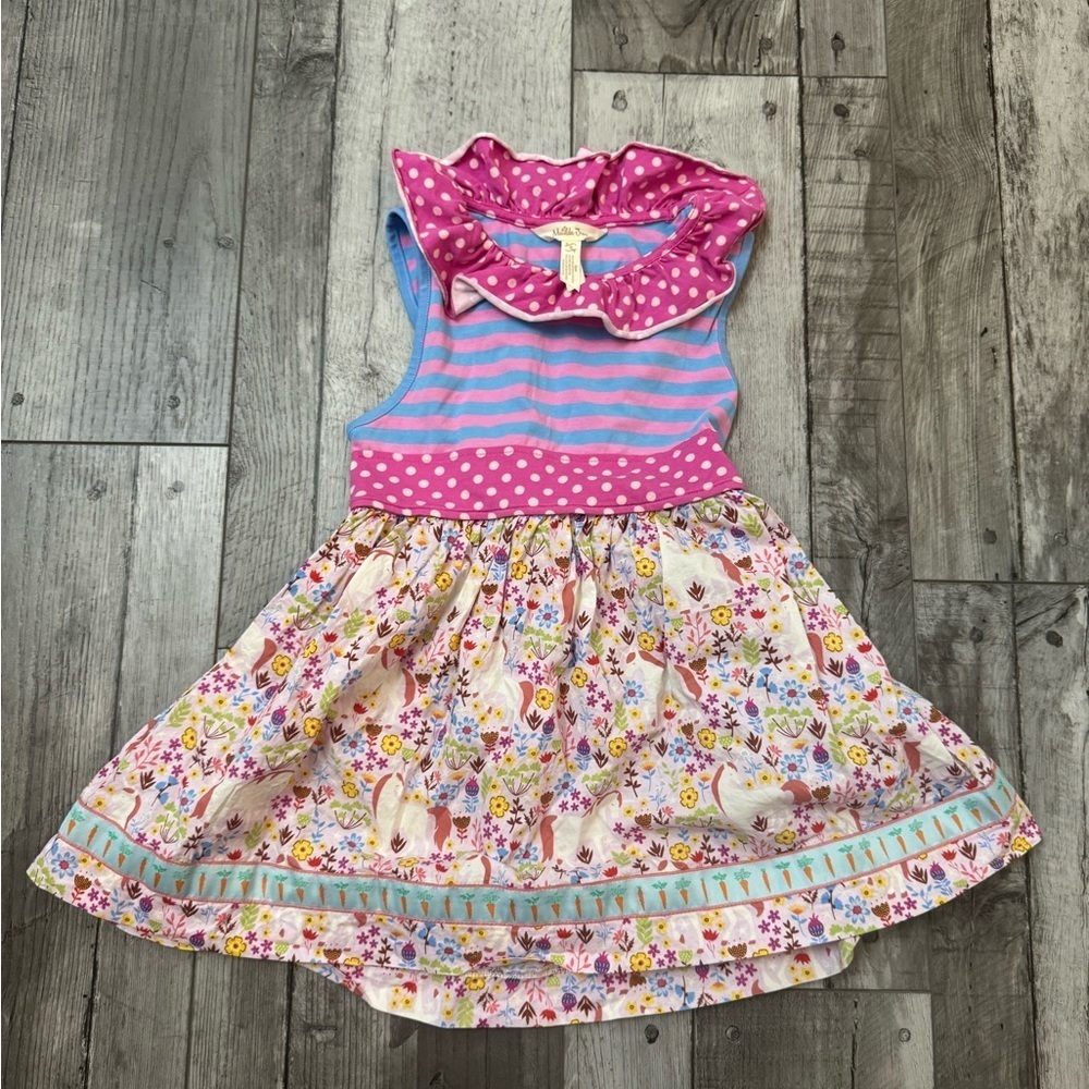MATILDA JANE Brilliant Daydream Lovely Unicorn Tunic Top Ruffle Polka Doโฆ - Picture 2 of 5